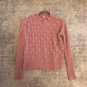 Moral fiber knitted sweater